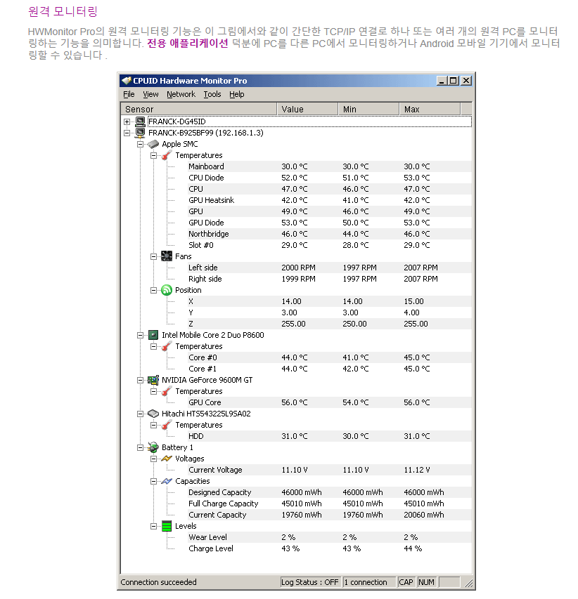 hwmonitor pro 메인화면3