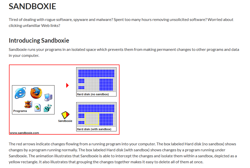 Sandboxie Plus 메인화면2