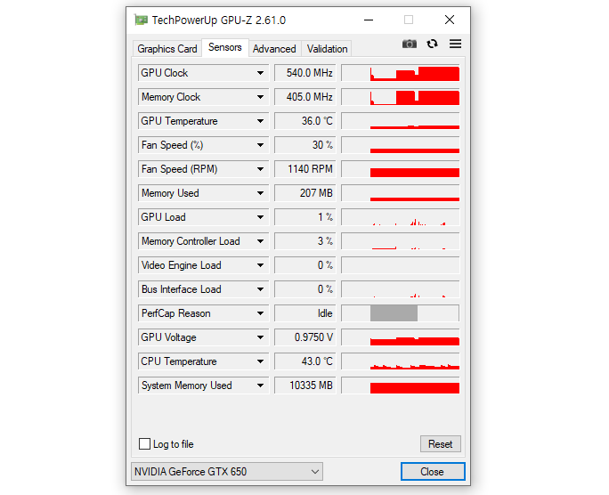 GPU-Z 메인화면2