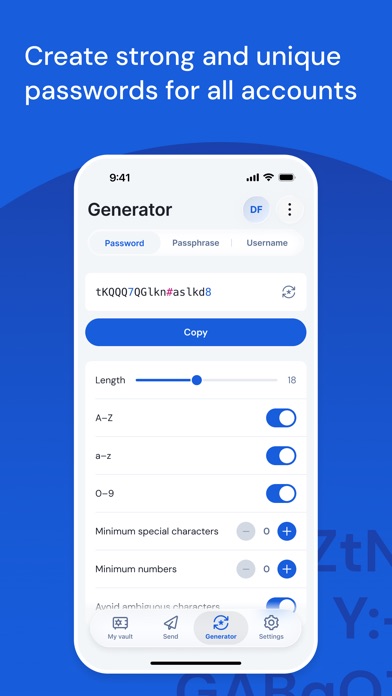 Bitwarden 스크린샷 3