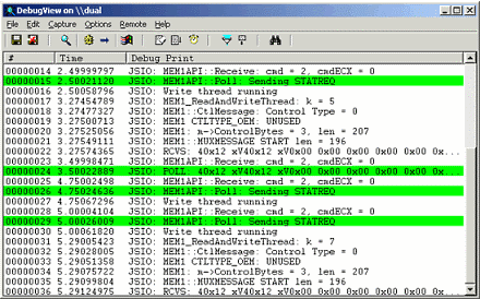 DebugView 메인화면1