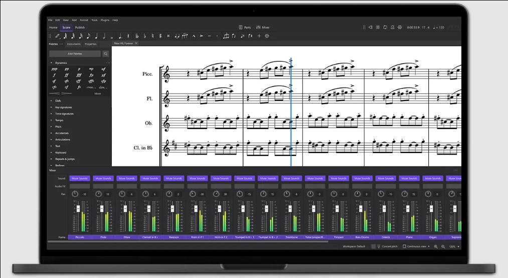 MuseScore 메인화면1