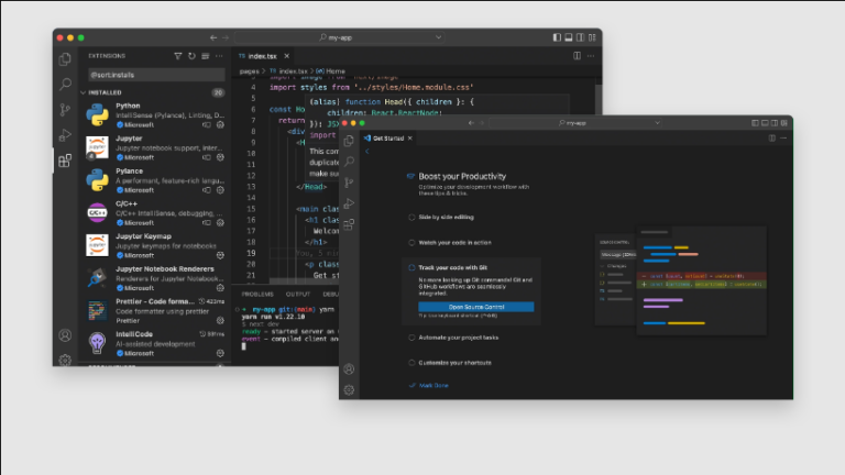 Visual Studio 스크린샷 3