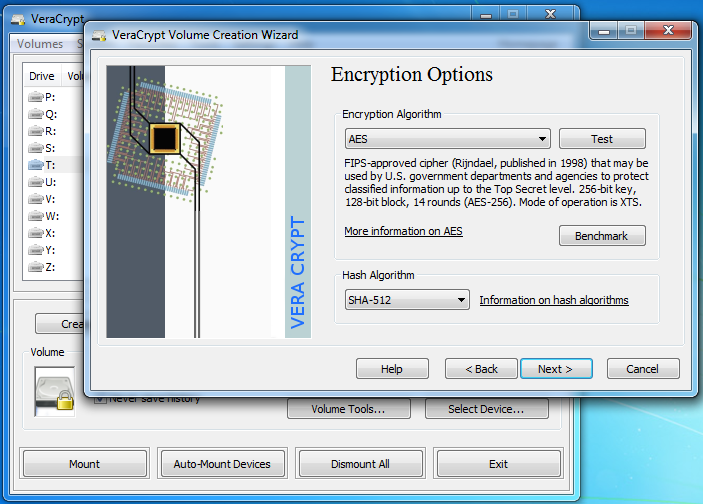 VeraCrypt 메인화면1