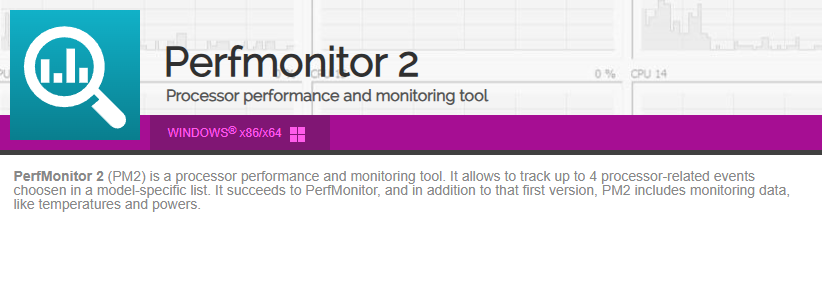 Perfmonitor 2 메인화면2