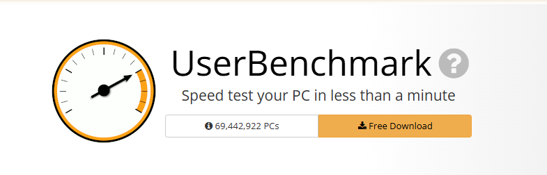 UserBenchmark 메인화면2