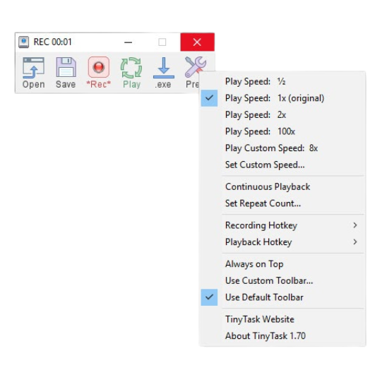 TinyTask 메인화면1