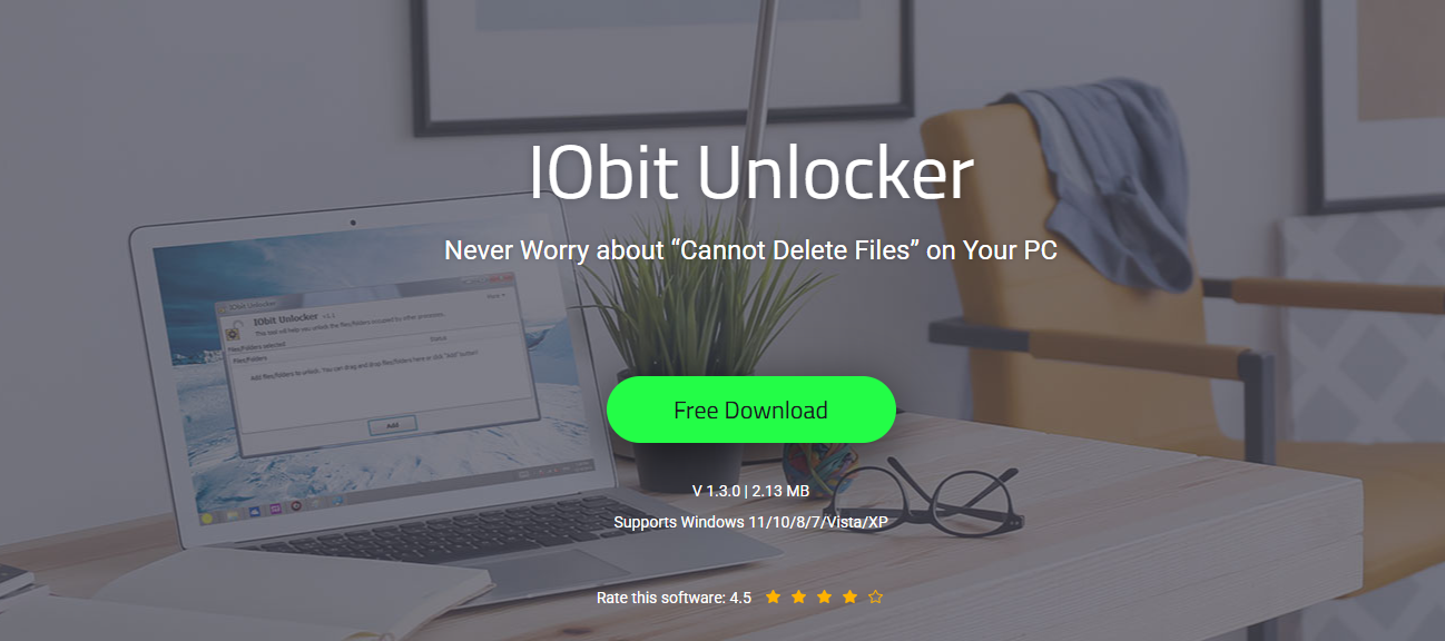 IObit Unlocker 메인화면1