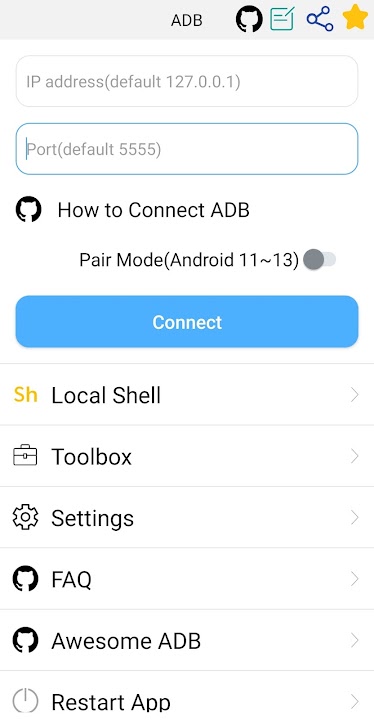 ADB Shell - Debug Toolbox 스크린샷 1