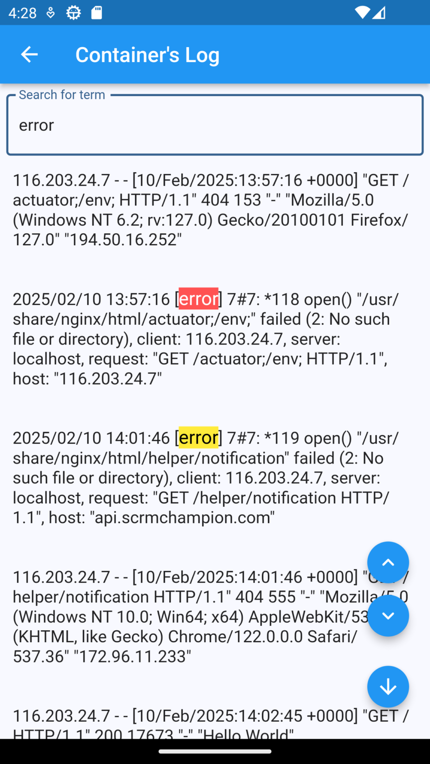 Docker 스크린샷 2