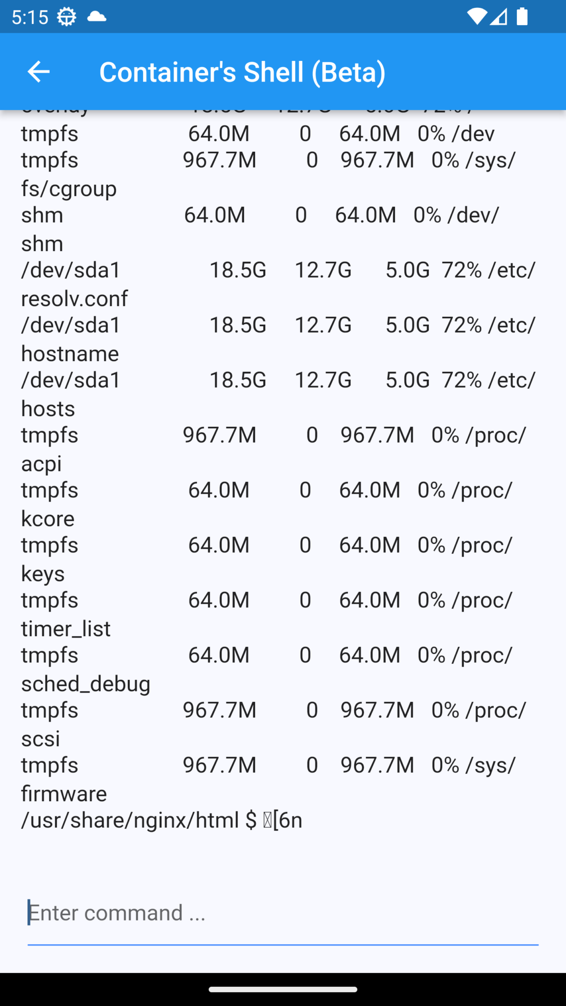 Docker 스크린샷 3