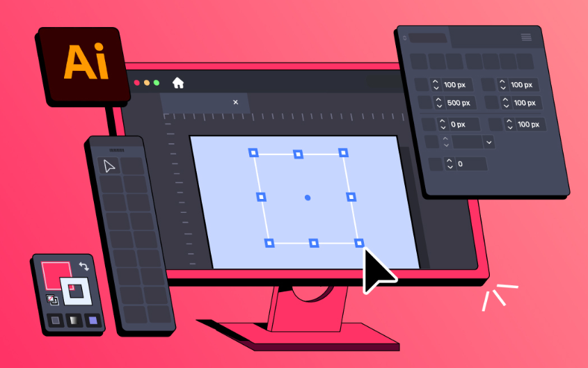 Adobe Illustrator 스크린샷 1