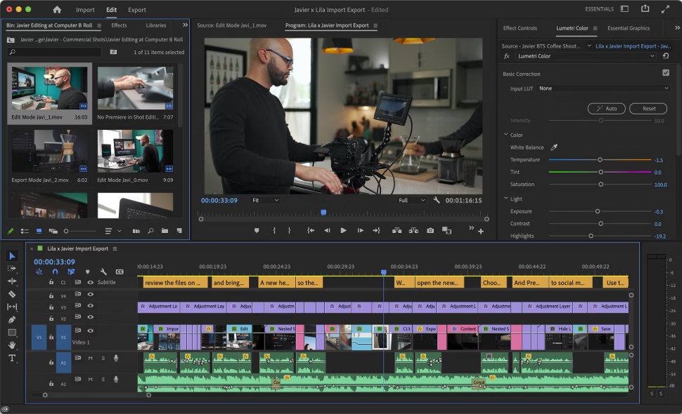 Adobe Premiere Pro 스크린샷 2