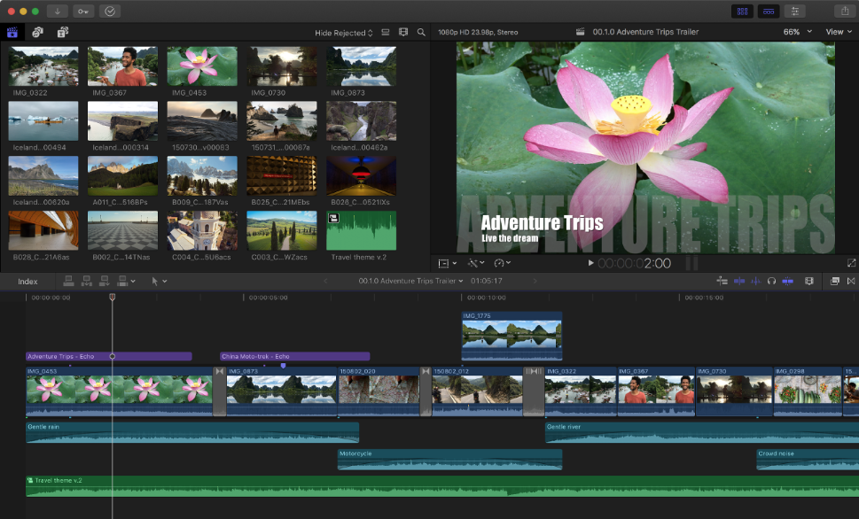 Final Cut Pro 스크린샷 1
