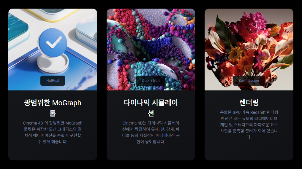 Cinema 4D 스크린샷 3