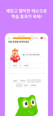 듀오링고 스크린샷 3