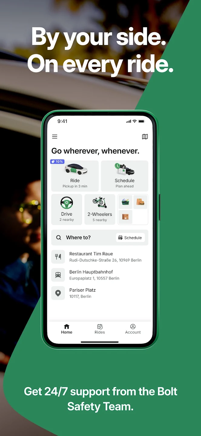 Bolt: Request a Ride 스크린샷 1