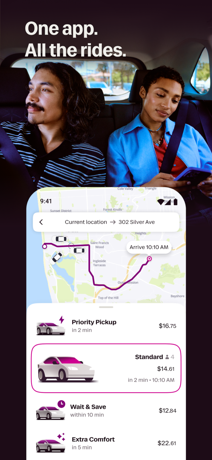 Lyft 스크린샷 2