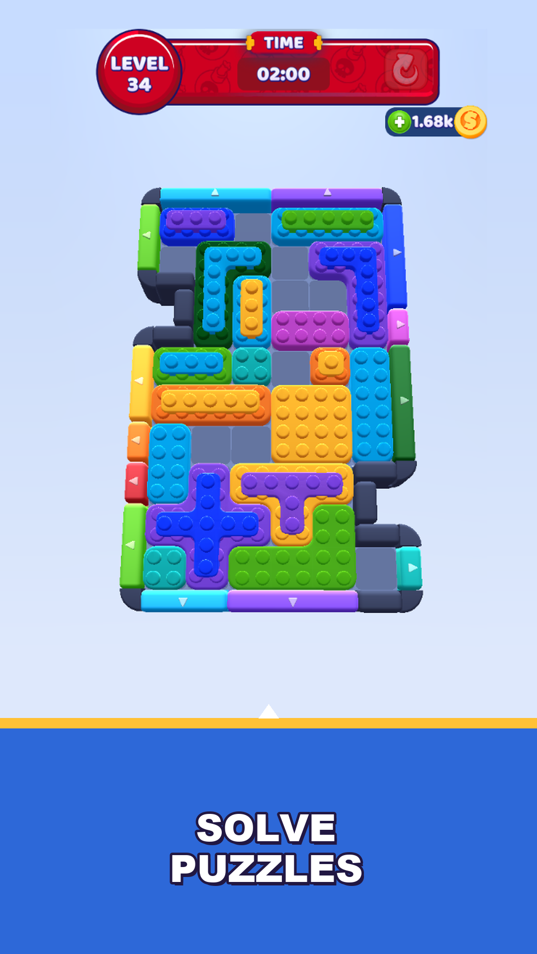 Block Out! - Color Sort Puzzle 스크린샷 3