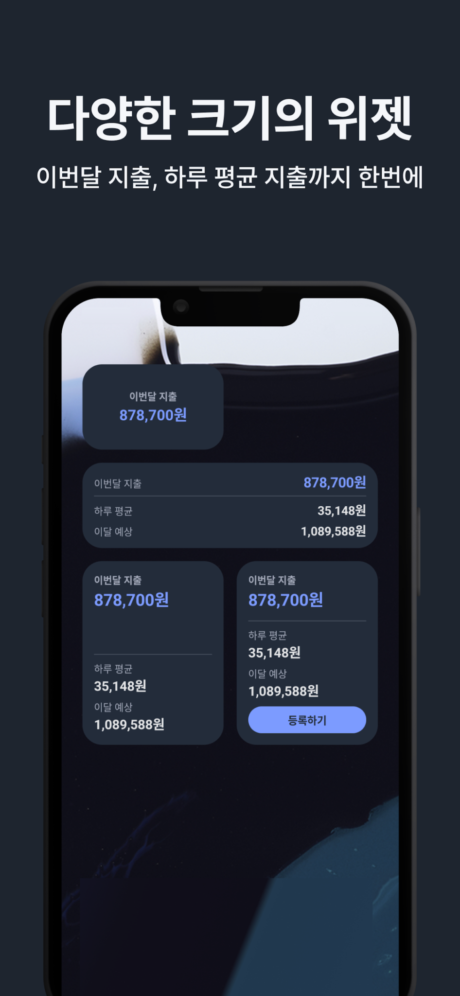 이달의지출 - 지출기입장 스크린샷 3